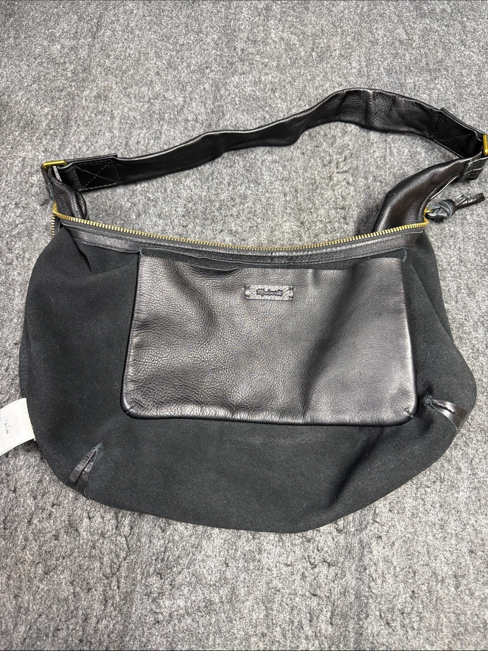 Madewell Black Leather Crescent Shoulder Bag - Picture 8 of 10